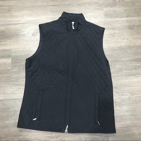 Ashworth Jackets & Blazers - Ashworth Quilted Navy Blue Vest